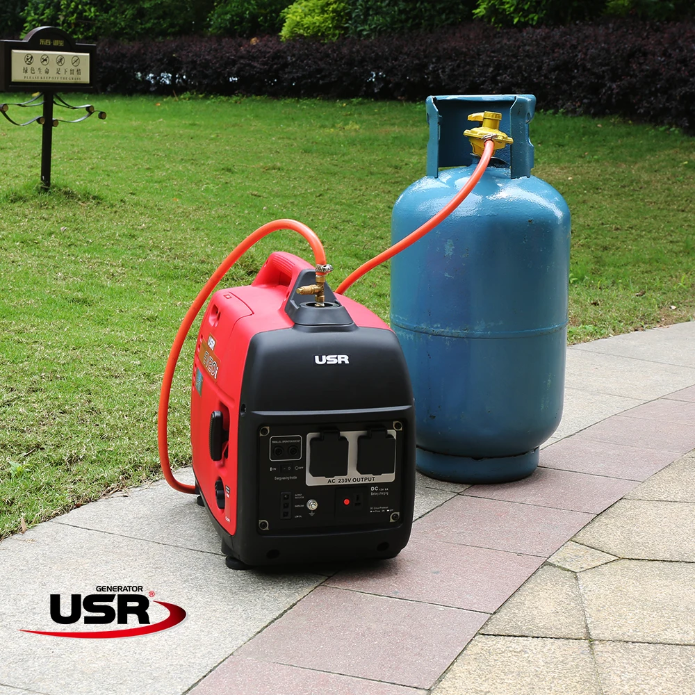 dual fuel generator LPG & GASOLINE  inverter type for homeuse 2kw EV20i-LPG220v 240v 110v 50Hz 60Hz