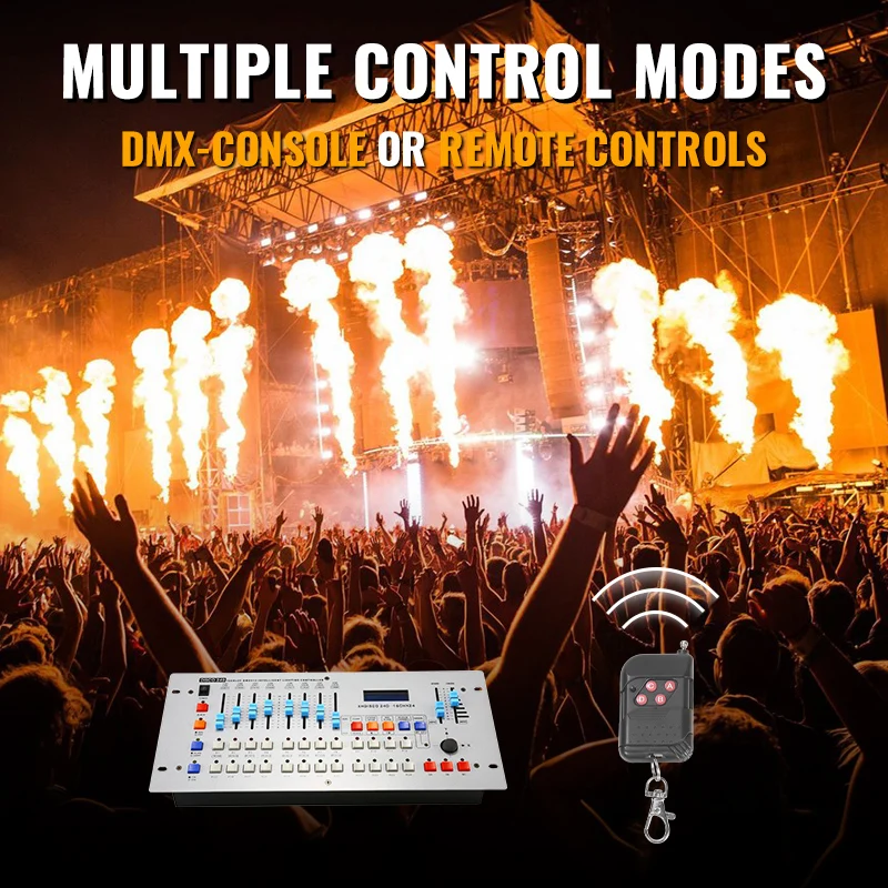 Stage Colorful Fire Machine DMX512 200W Flame Machine for Stage Show