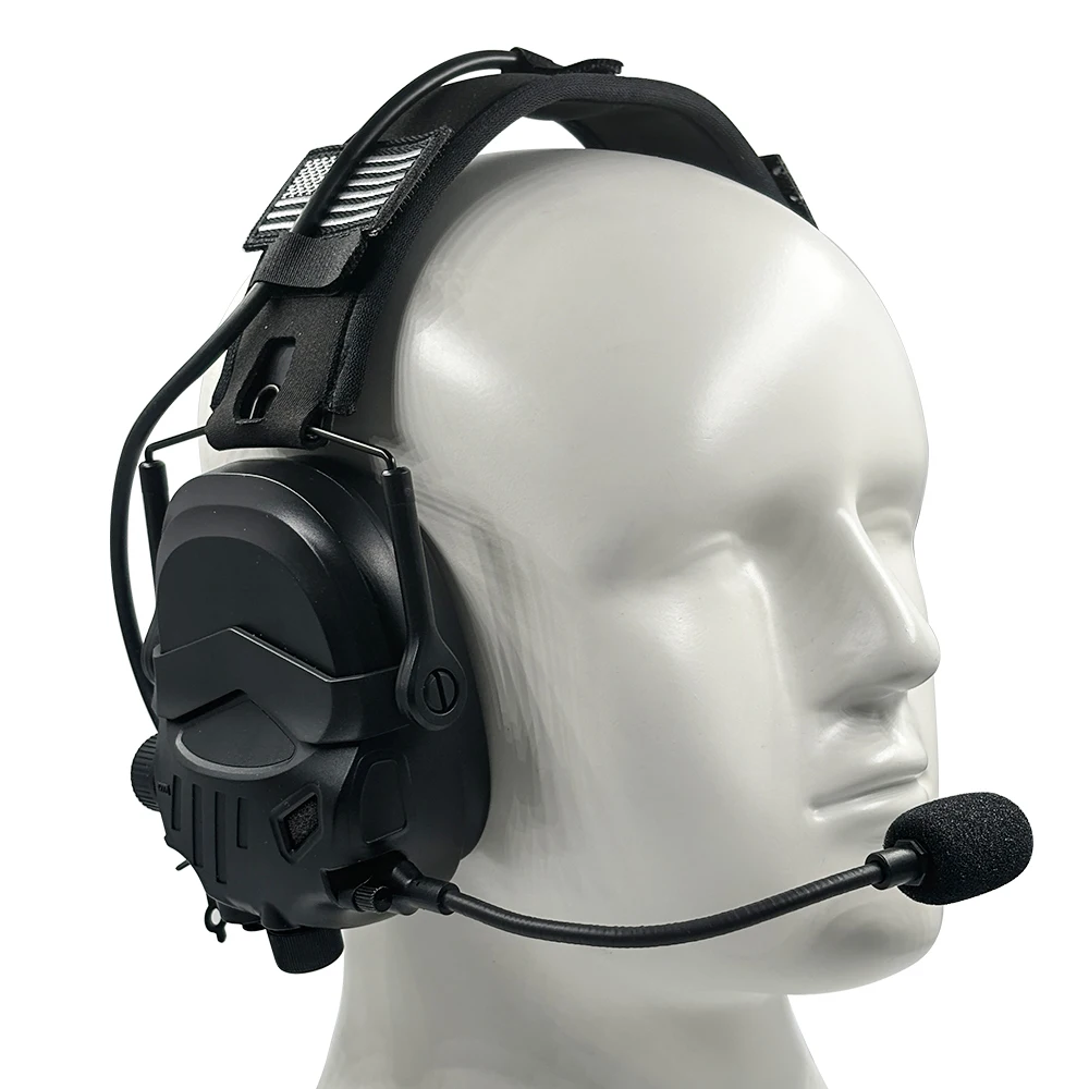 Exceeding 80 Decibels Noise Reduction Built-in Microphone Ear Protection Electronic Earmuffs For High Noise Environment