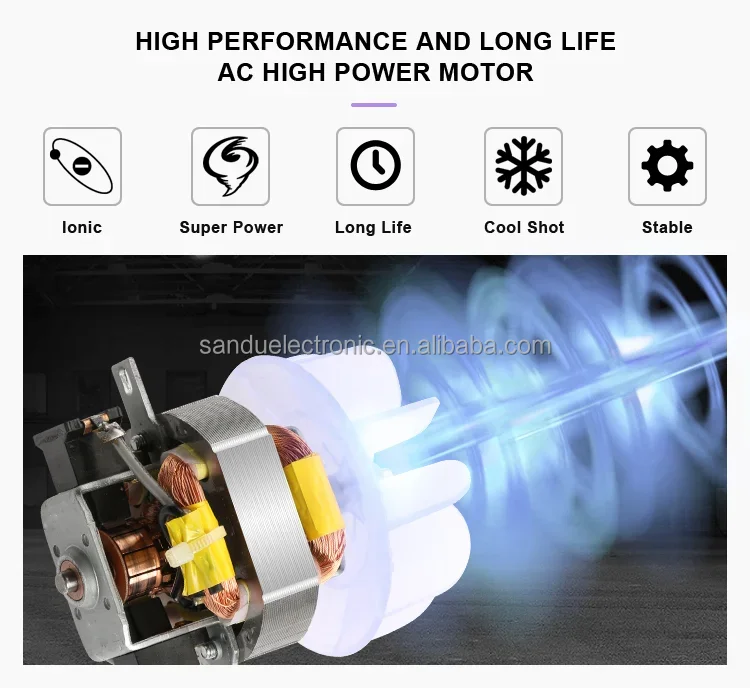 hot selling professional salon hair dryer Quick drying Low Noise Electric Cold Hot Air ion electric Hair blow Dryer machine