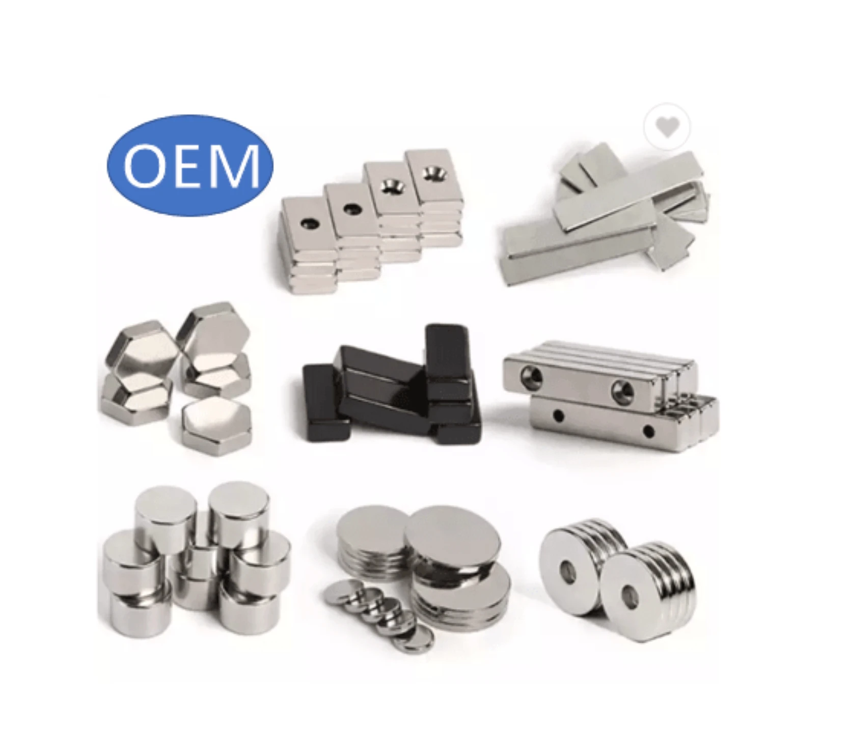 Горячая продажа OEM & ODM N35, N38 N40 Высокое качество маленький круглый диск квадратный неодимовые магниты для игрушек