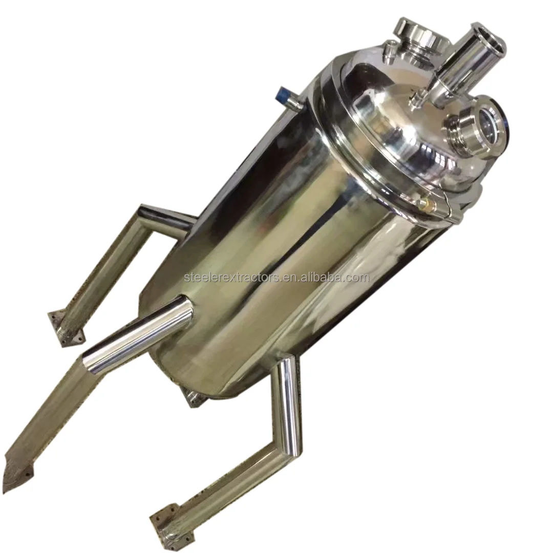 Санитарная экстракция SS304 10 дюймов X 28 дюймов жаккардовый сосуд с четырьмя ножками