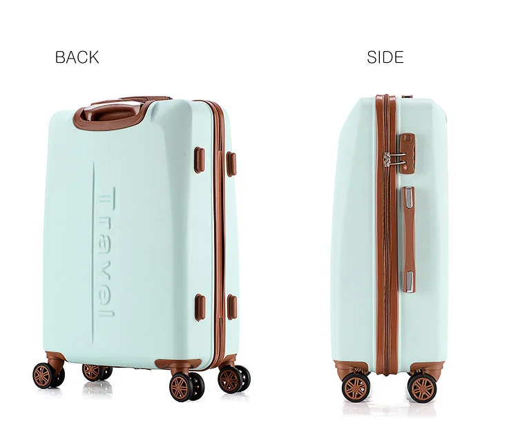 PC printed durable luggage