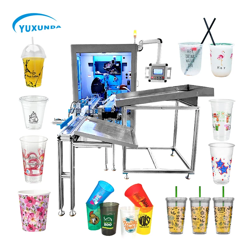 Yuxunda Multi-Function Digital Paper Cup Printing Machine Custom Metal/Paper/Plastic Printed Cups Digital Printer