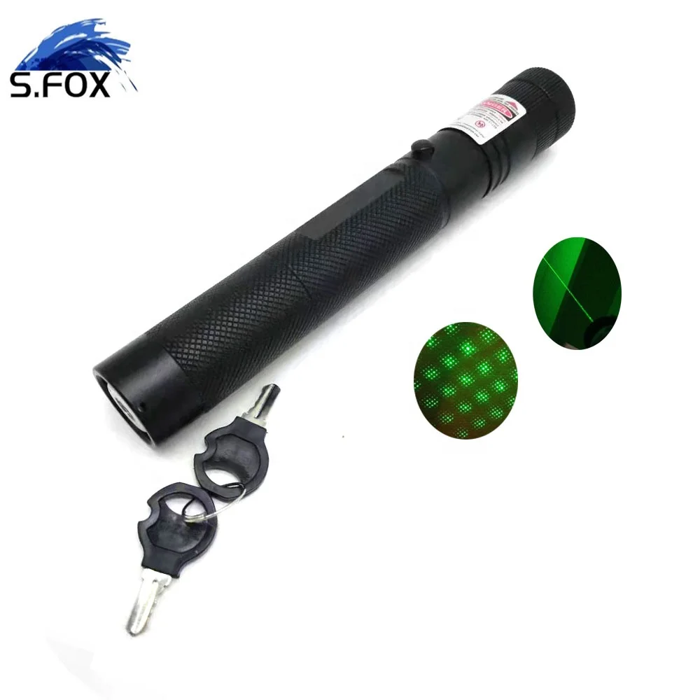 High Quality Bright Light Rechargeable Red Blue Green Laser Pointer 303
