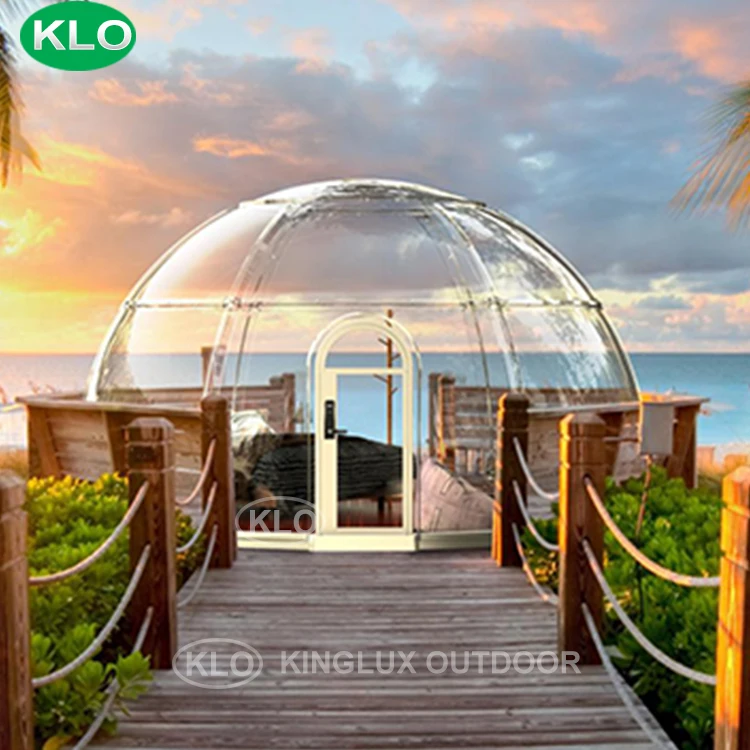 Best Selling Luxury Hotel Camping Outdoor Glamping Dome Tent Geodesic Dome Clear Dome house