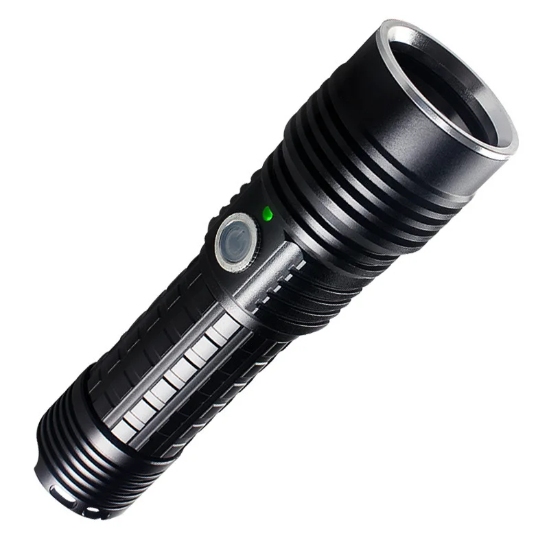 УФ LED Taschenlampe USB wiederaufladbare Hochleistungs 20 Вт 365нм сильный фонарь 200 метров дальний УФ-Фонарик Ультрафиолетовый