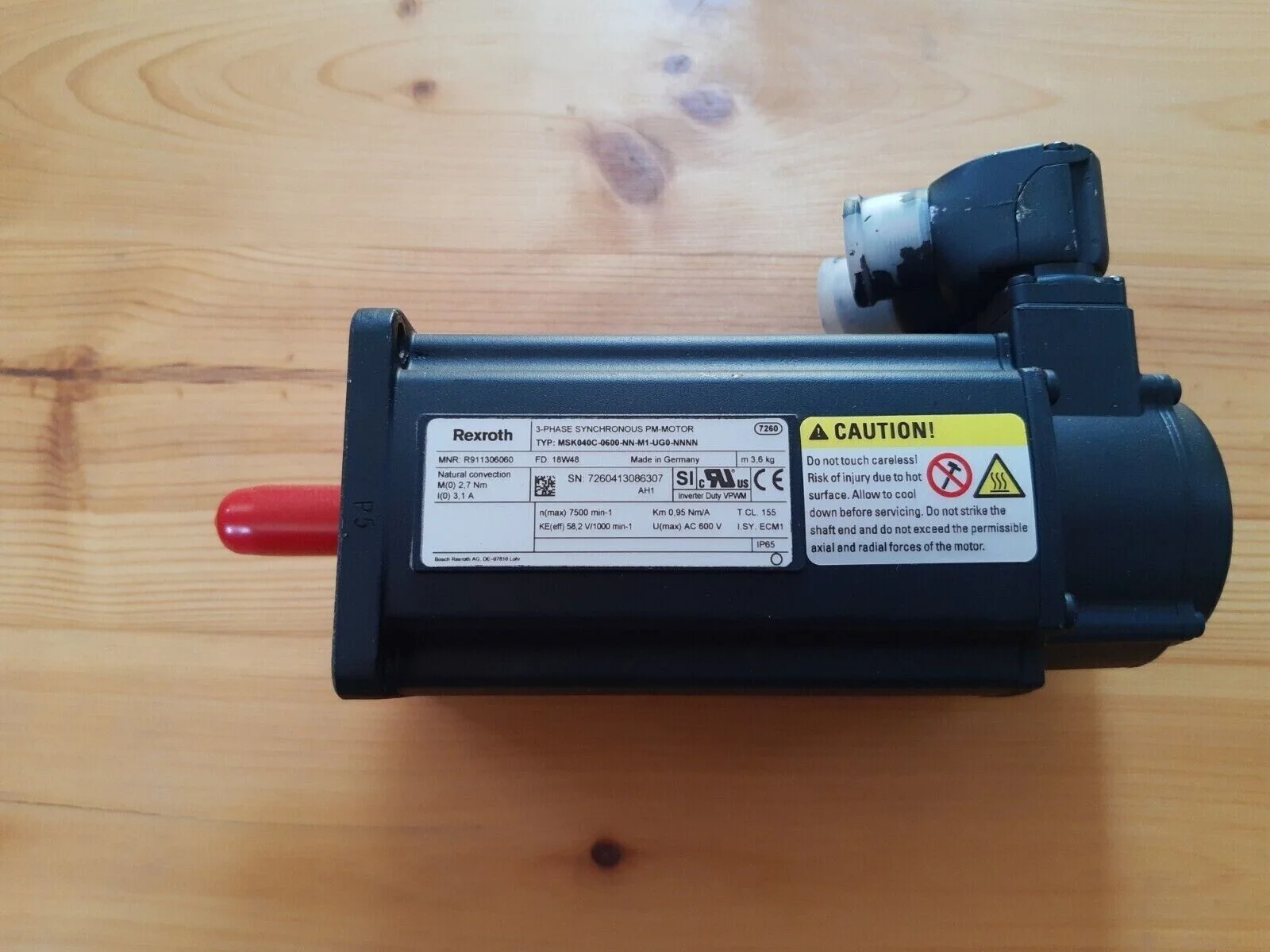 Aft мкд Синхронные двигатели Indramat моторы MSK040C-0600-NN-S1-UP0-NNNN MSK040C-0600-NN-M1-UG1-NNNN R911306061