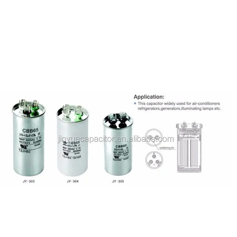 CBB65 air conditioner running Capacitor Hvac Capacitor/ Starting Capacitor/ Power Capacitor good price
