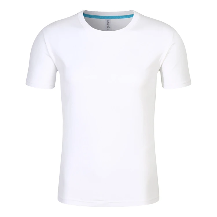 
New product 100% cotton white printing custom men cropped t-shirt 