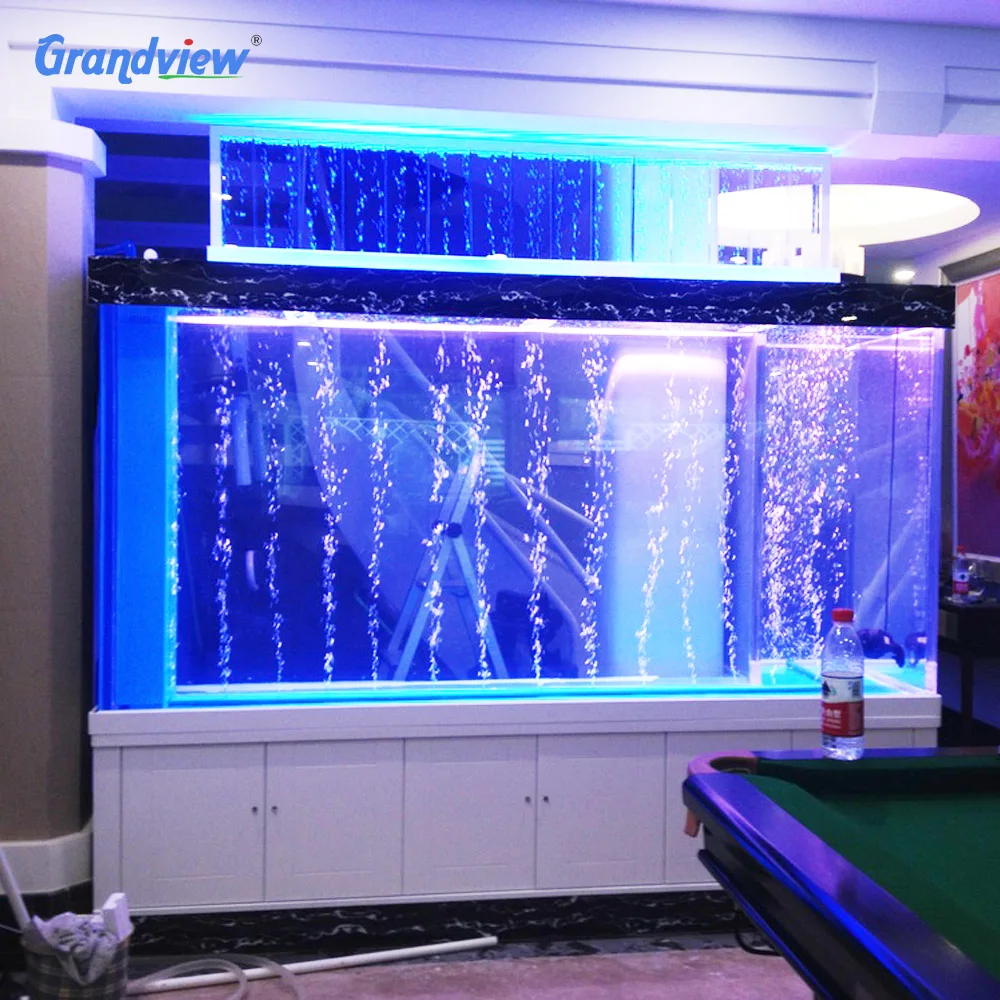 custom size shape clear fish tank acrylic big acrylic aquarium