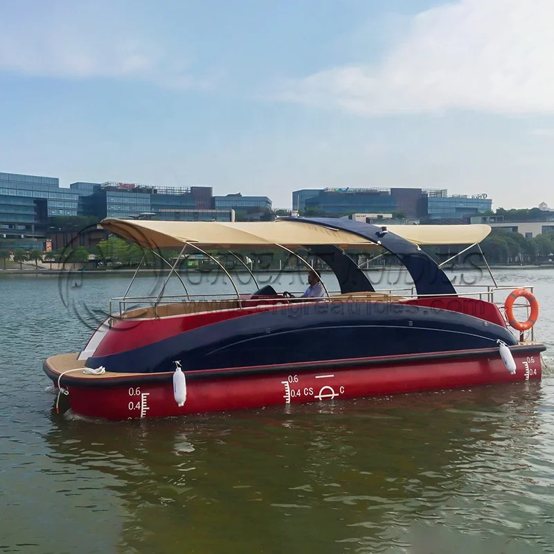 Best Selling China New Best Luxury Fiberglass Electric Catamaran Yacht Boat for Sale