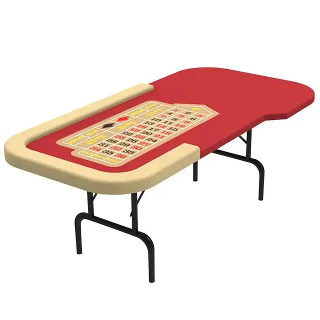 YH Interactive Gambling Table Folding American European French Las Vegas Roulette Table