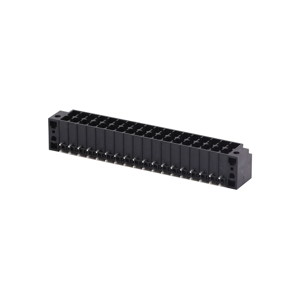 factory direct sales LC pluggable double-row terminal block anhle pin /4//6//8//10/12P/48P