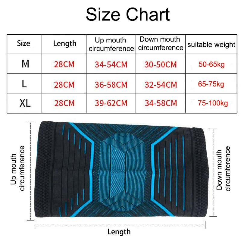 Knee Brace Support Compression Sleeves Registered Pads for Basketball Cycling  Protector Sleeve