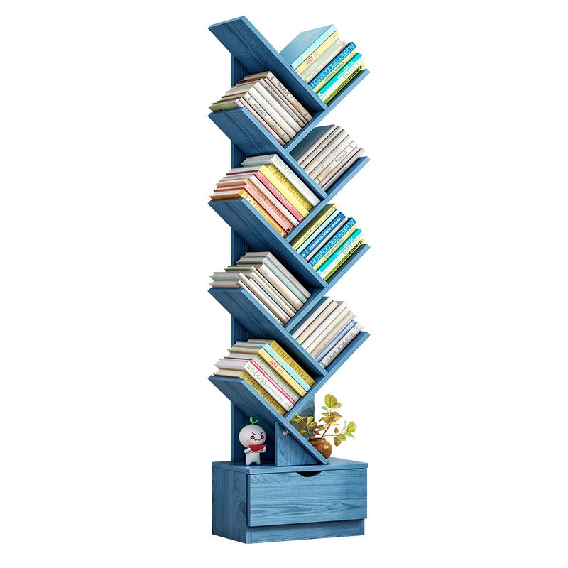 Simple bookshelf shelf student creative tree bookcase