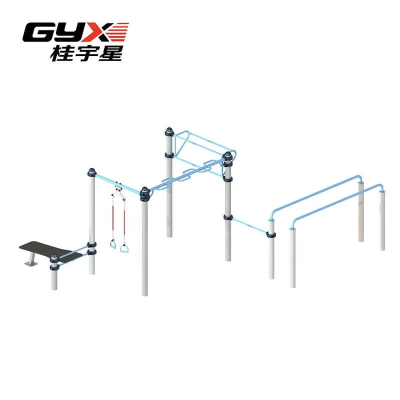 outdoor park street workout gym equipment parallel bars