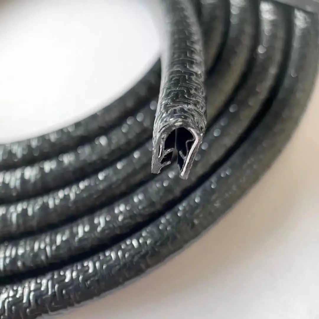 U shape steel insert Car Auto Door Decorative Edge Trim Rubber PVC EPDM Seal Strip