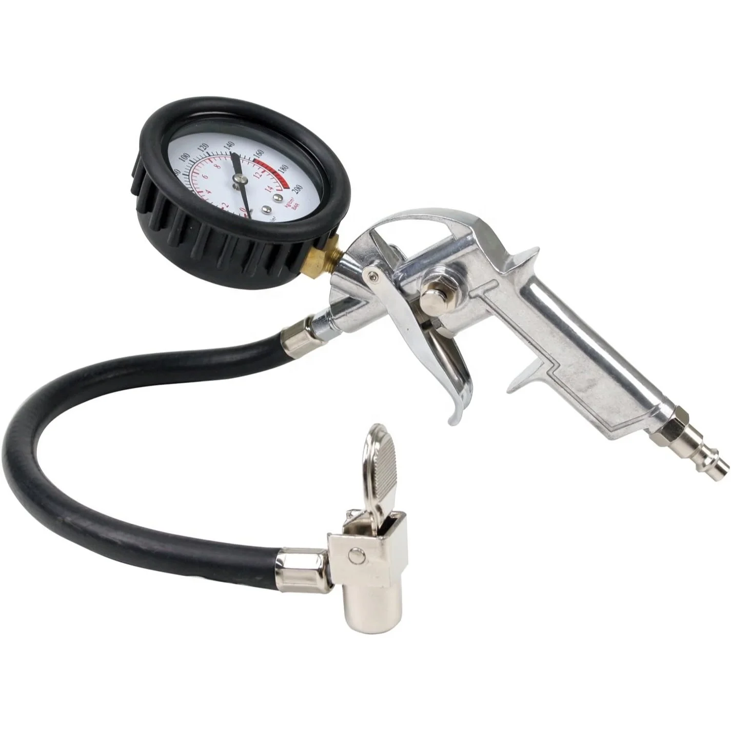 Heavy Duty Tyre Inflator Gauge Automatic Digital Air Tire Inflator Pressure Gun for Bus Motorbike