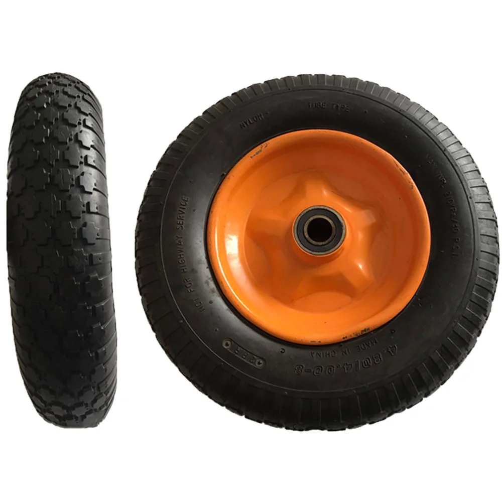 Cheap Wholesale Small Pneumatic Rubber Tire Wheel Barrow Wheel 16 inch 4.00-8