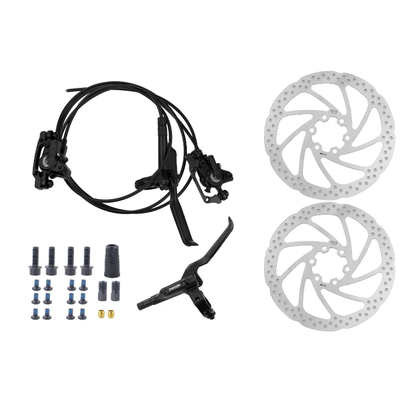 MEGHNA MTB Hydraulic Oil Press Disc Brake with Brake Rotor for Mountain Bicycle Bike Parts
