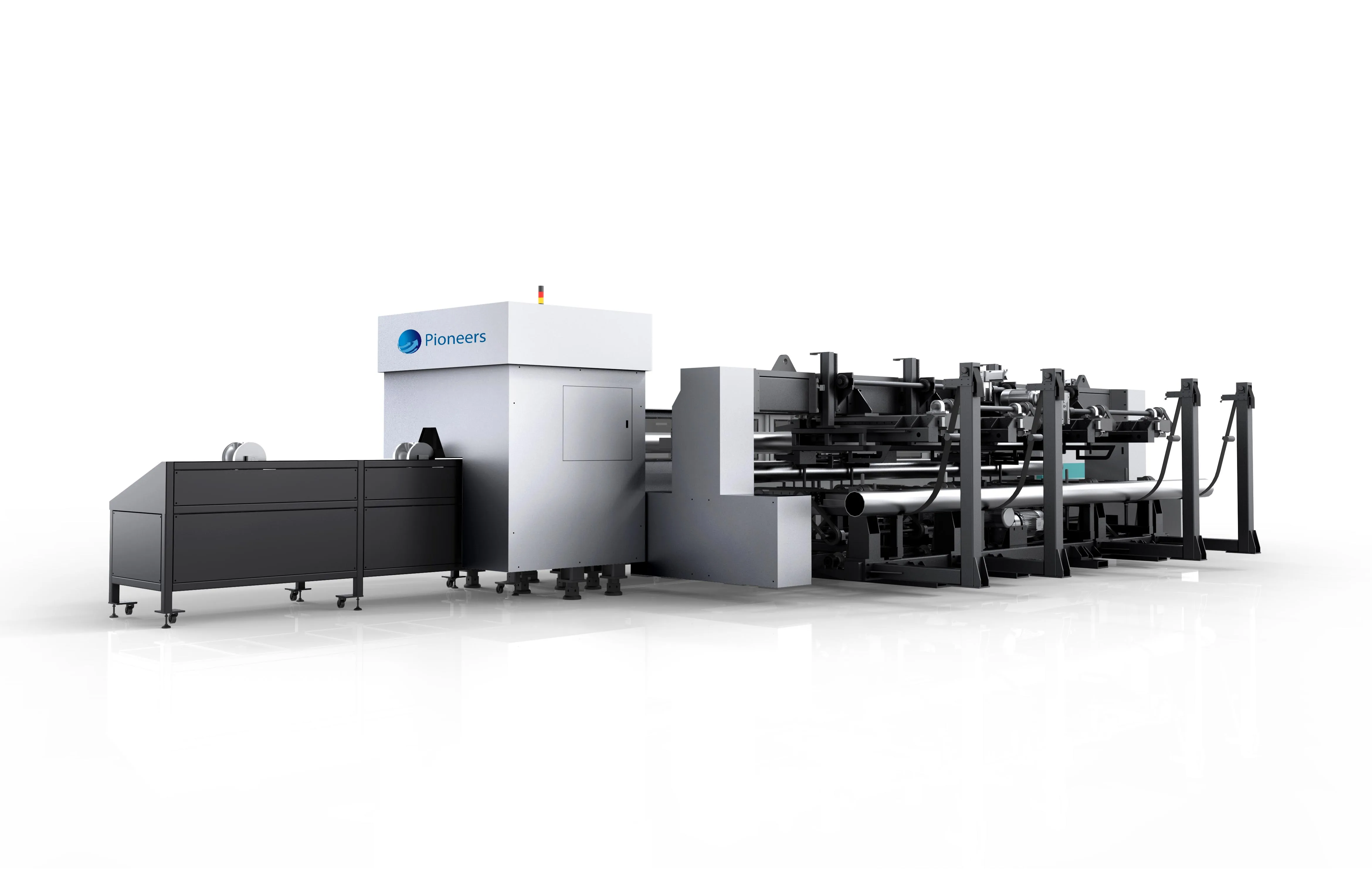 High precision triple trunk heavy duty fiber laser tube cutting machine