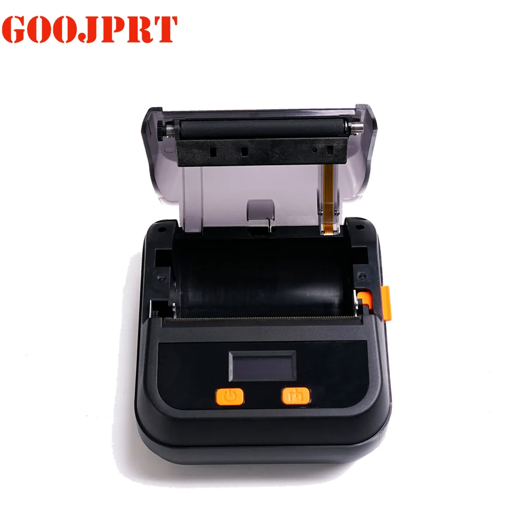 80mm label & receipt thermal printer wireless connect with mobile phone and computer 2 in 1 mobile pos printer