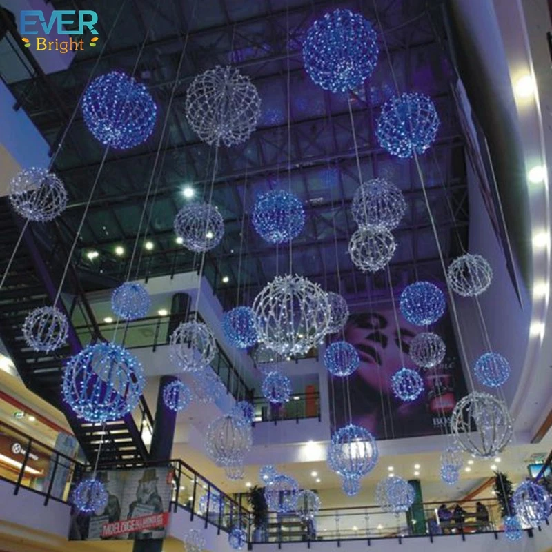 lighted 3D outdoor led lamp big ball ED motif light