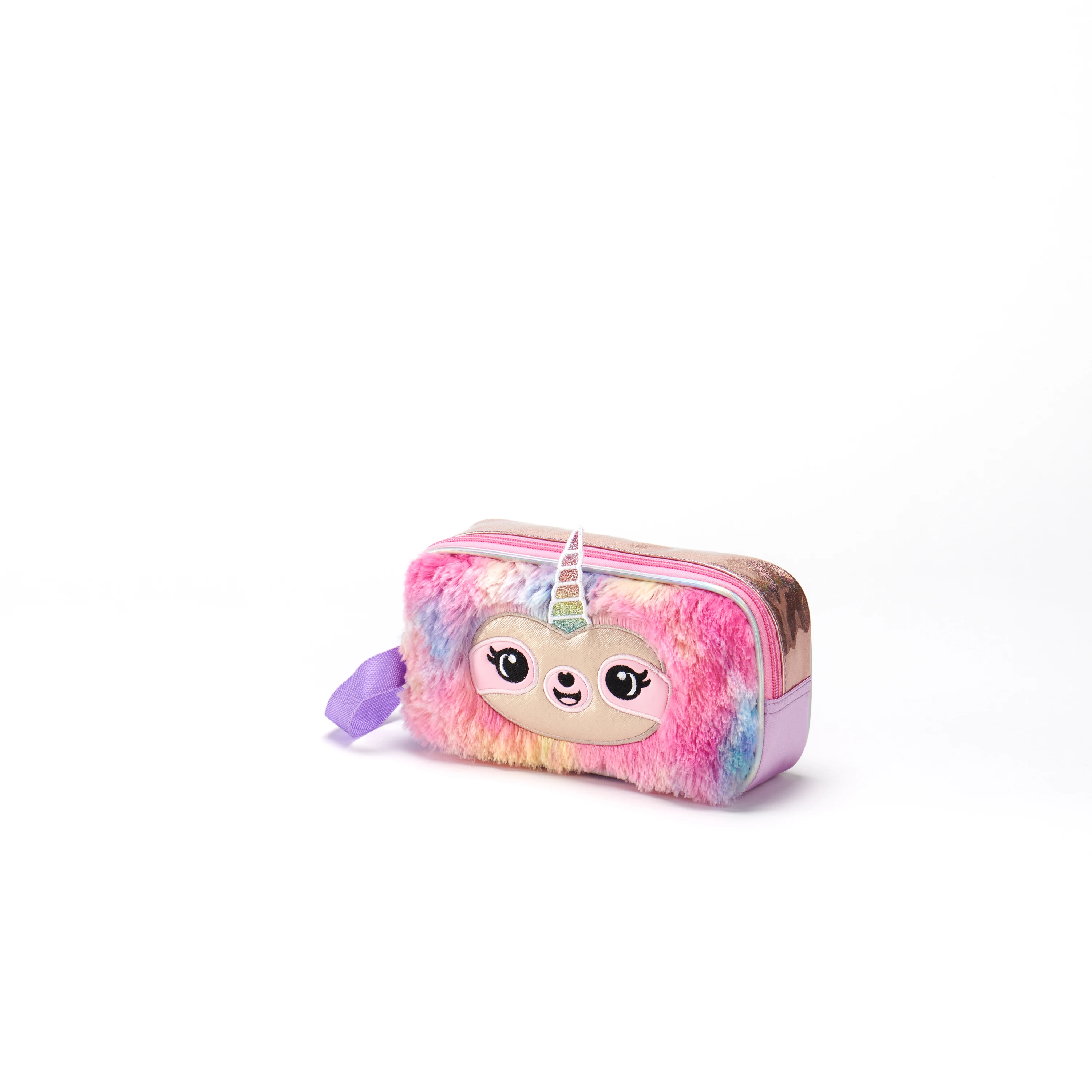 FSY Kindergarten soft plush backpack sets kids primary school Unicorn-pattern backpack with lunchbox and pencil bag girls