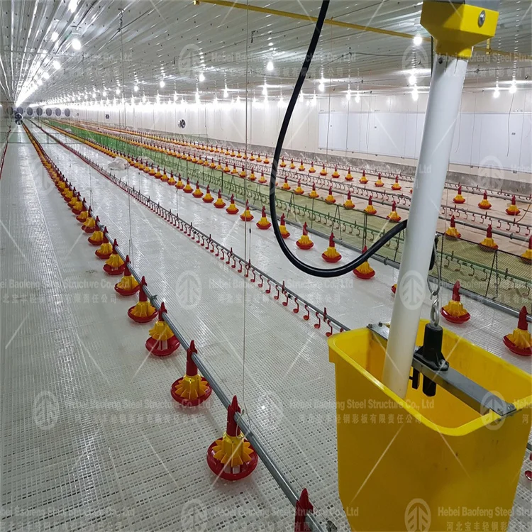 Light steel prefab poultry barns poultry slaughter house galvanized