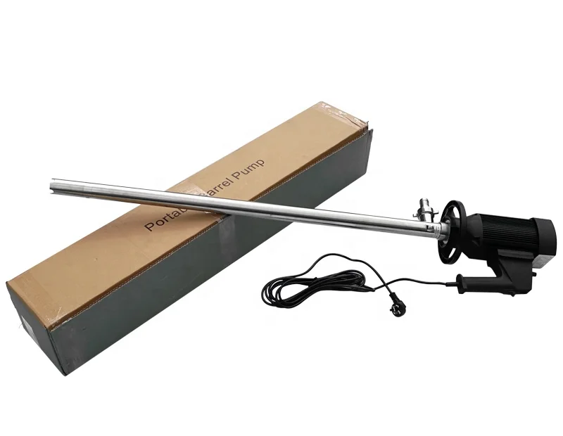 80L/min 130L/min stainless steel portable barrel pump for 0~800cps oil