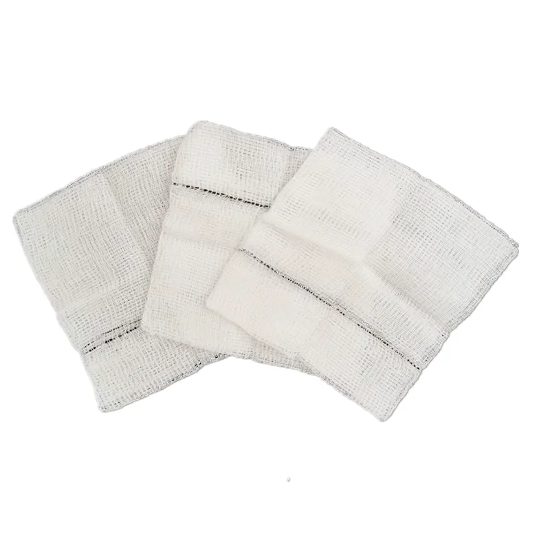 40 x 40 sterile medical compress gauze swabs