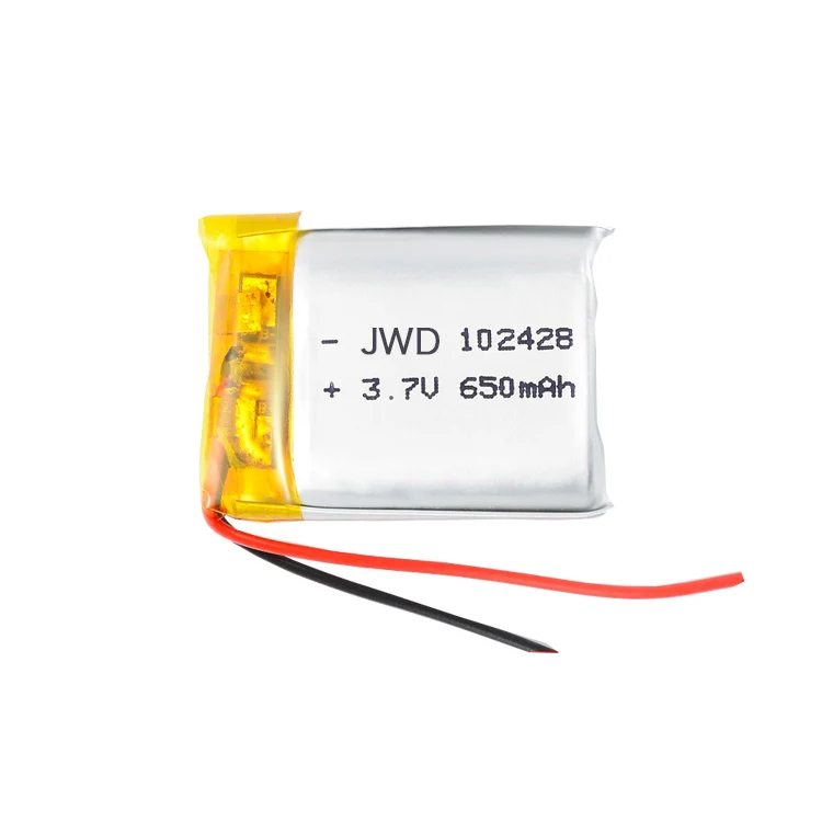 Manufacturers direct polymer lithium battery 102428 650mAh 3.7v camera GPS battery wholesale