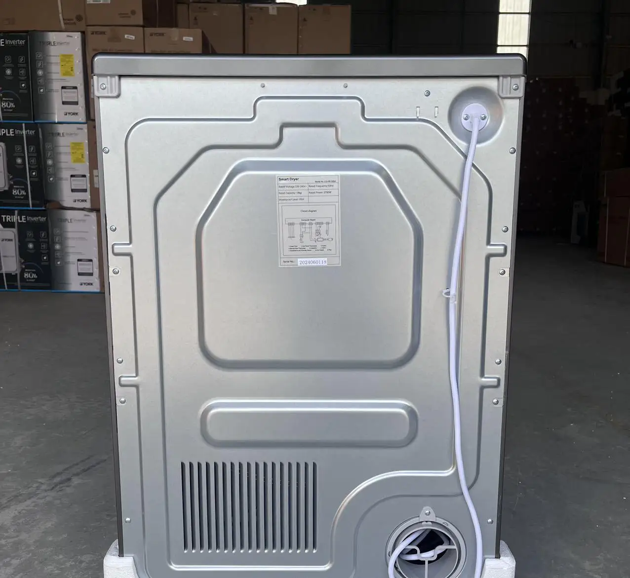 Limited edition 13KG energy-saving 220v drying automatic dryer
