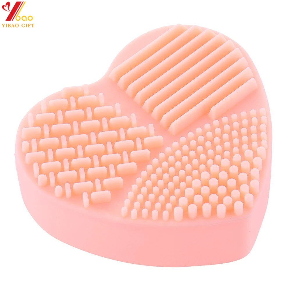 Custom Heart Shape Silicone Cleaning Brushes Multifunctional brush Cleaning tool
