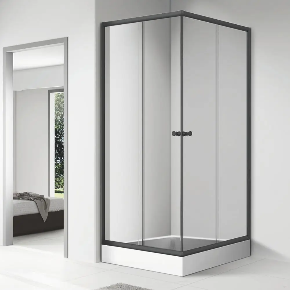 Aluminum Alloy Shower doors Tempered Glass Shower Enclosure Sliding Door Bathroom Shower Room Cabin