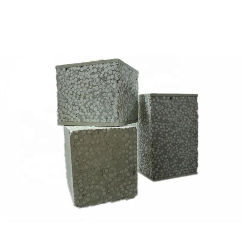 Styrofoam block concrete lightweight exterior eps sandwich wall panels