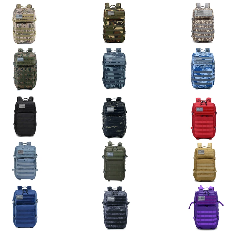 GAG High Quality 900D Cordura Nylon 36-56L Molle Hunting Rucksack Sport Hiking Travel Tactical Backpack Bag