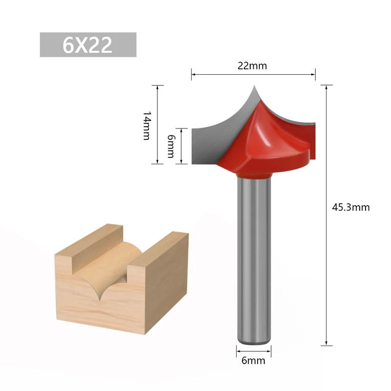 6MM Shank Sharp Mouth /Carving Knife Woodworking Fancy Milling Cutter Engraving Machine /Door panel  Knife