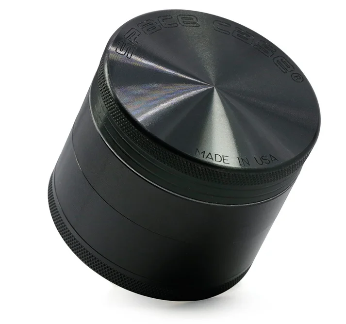 Diameter 40 50 55 63 MM flat aluminum alloy four-layer smoke grinder manual grinding box spice grinder