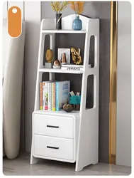 Small Trapezoidal Living Room Wood with Drawers Storage Cabinets 0005