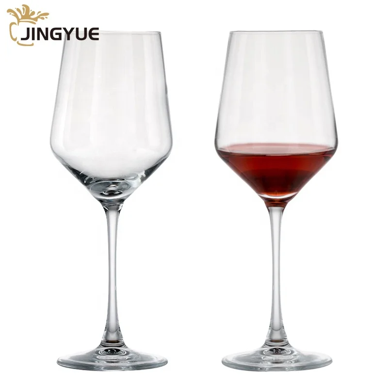 Customized Logo Personalized 400ml 510ml Luxury Crystal Champagne Red Goblet Wine Glass for Martini Cocktails