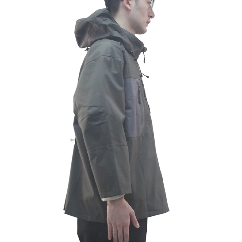 OEM High Quality Wading Jacket breathable windproof Waterproof Fly Fishing Jacket Custom Men Rain Jacket for men male