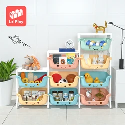 LZPLAY WHOLESALE HIGH QUALITY TOY STORAGE CONTAINER PLASTIC BOX FOLDABLE