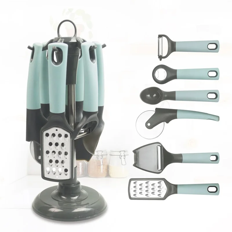 New arrivals 7-Piece Kitchen Gadgets Set Combination With ABS Stand