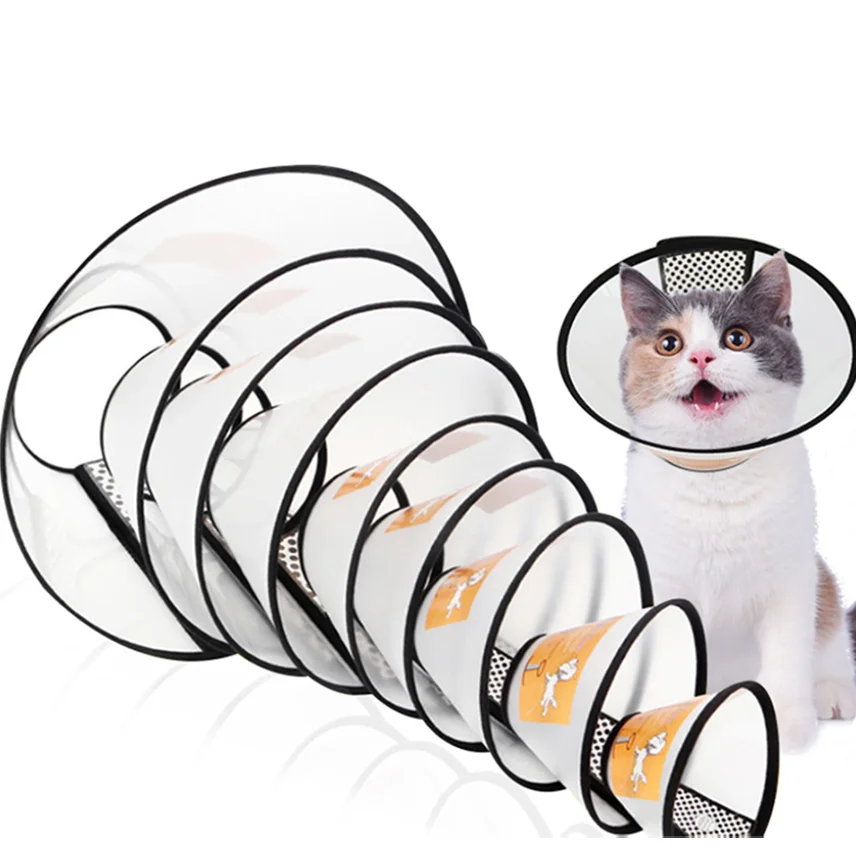 Wholesale Soft Adjustable Custom Elizabeth Circle Pet Protective Recovery Collar For Dogs Cats