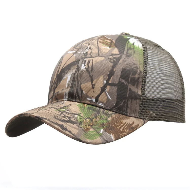 Factory Oem Fashion Customizable Camouflage Outdoor Sport Hats Multiple Styles Logo Choice Baseball Caps