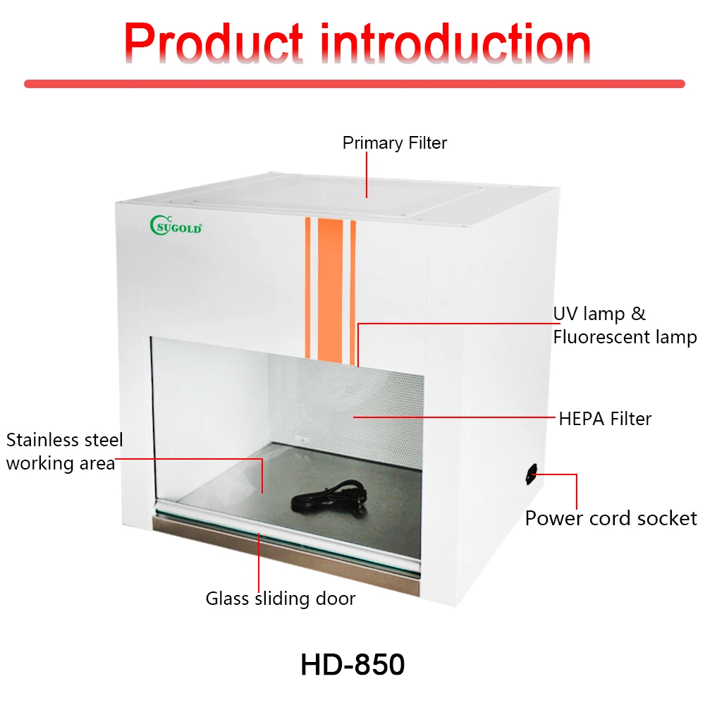 Desktop type Horizontal laminar flow cabinet