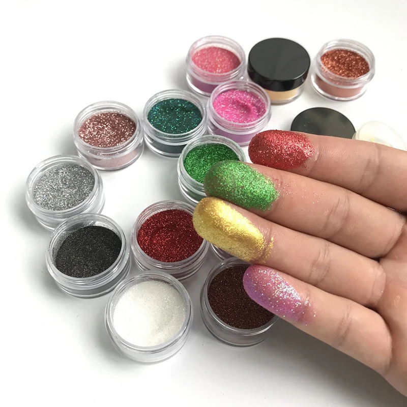 Custom Label Makeup 15 Colors Chunky Glitter Eyeshadow Face Glitter Loose Powder