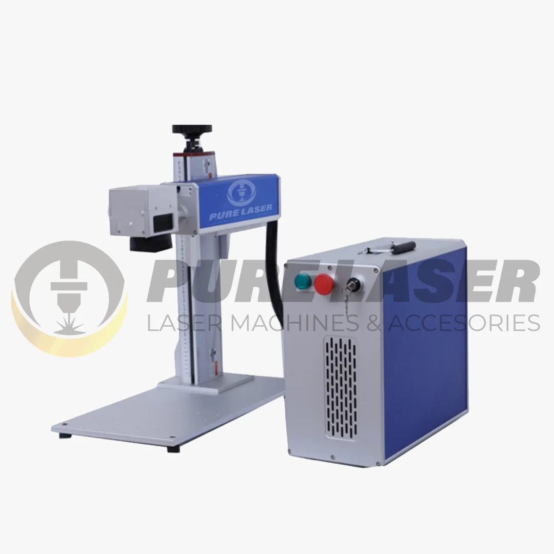 Air Cooling High precision portable Split type fiber laser machine  marking machine Raycus MAX JPT IPG